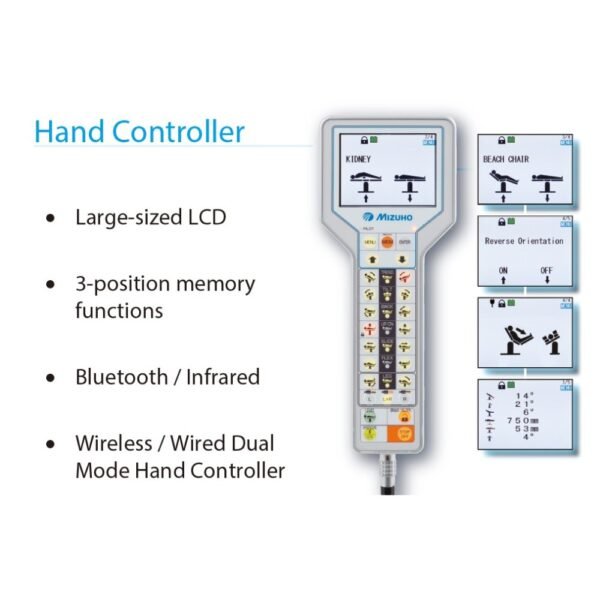 Mesas quirúrgicas MOT-VS700 Control remoto